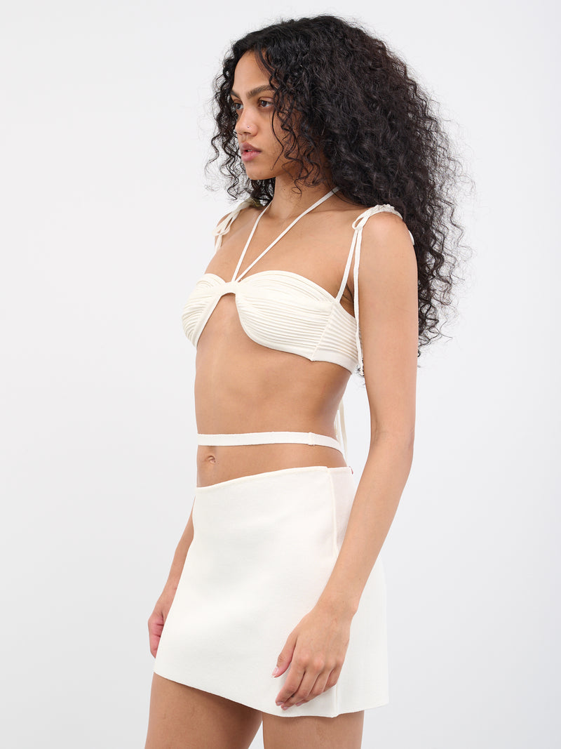 Rib Knit Mini Top (TO16947268-0474-000-IVORY)