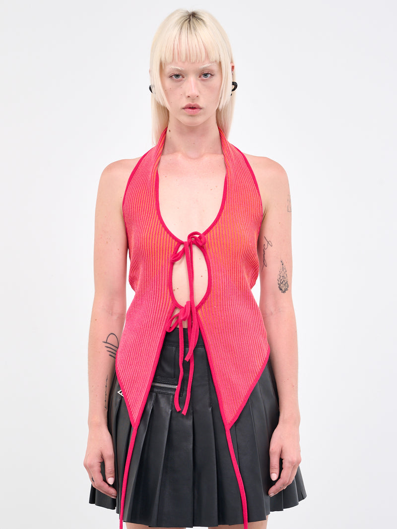 Rib Knit Twisted Top (TO17947268-1265-SEX-ON-THE-BEA)