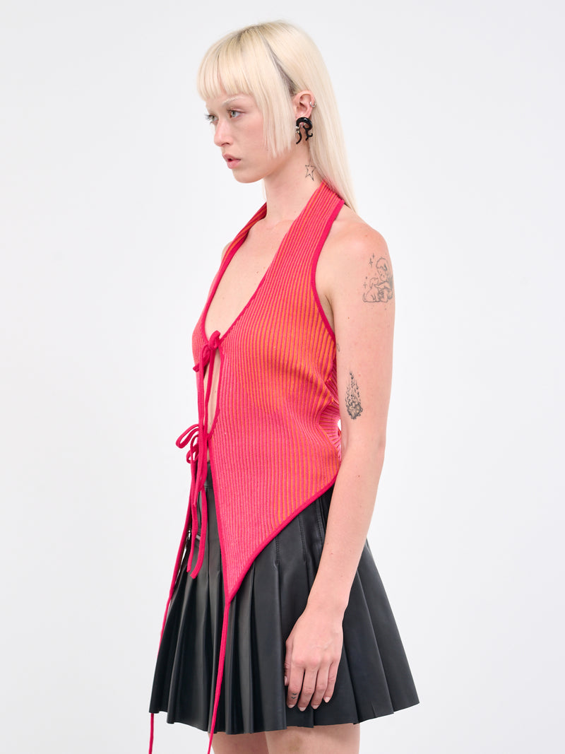 Rib Knit Twisted Top (TO17947268-1265-SEX-ON-THE-BEA)