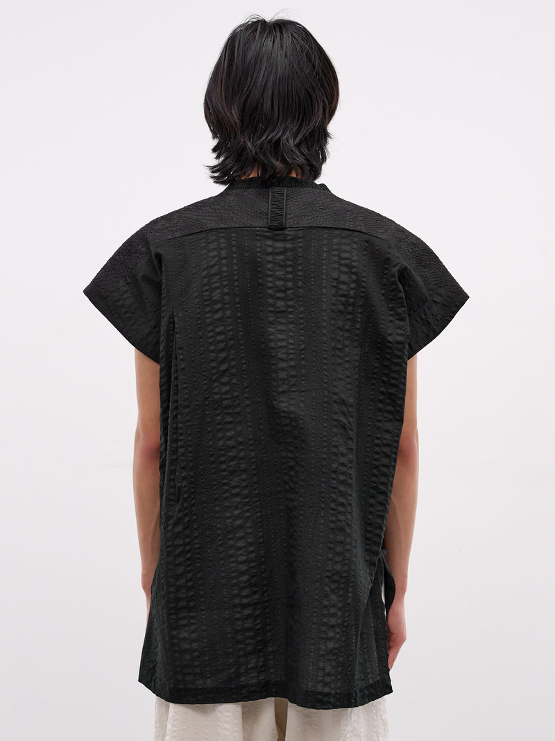 Toga Black Textured Paneling Top (TOGA-BLACK-SLAKE)