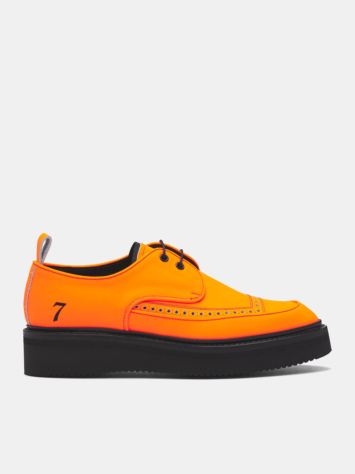 'Tom' Orange Leather Brogue Creepers (TOM-ORANGE)