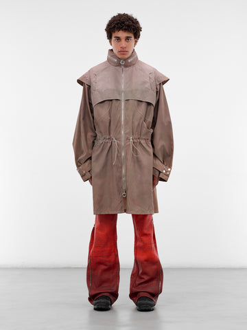 Olive Technical Trench Coat V2 (TOP-TECHTRENCH2-OLIVE-GREEN)