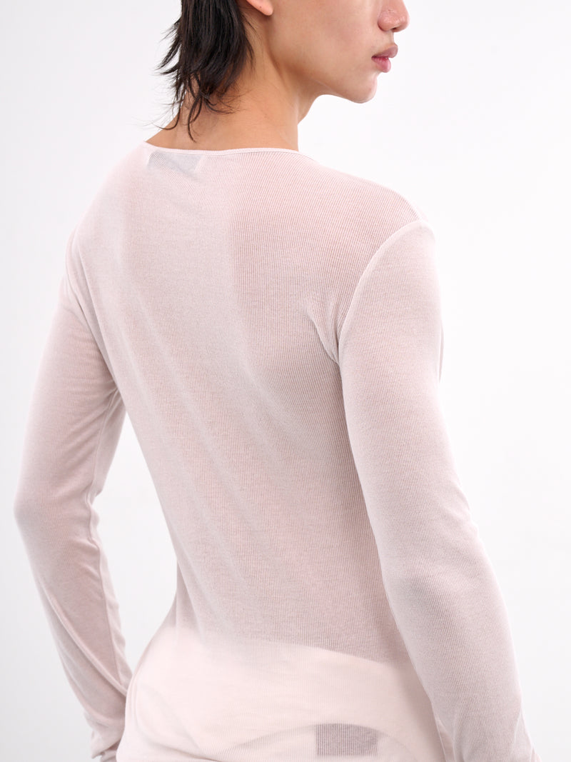 Simple Long Sleeve Tee (TP004-U-CO0025-PEARL)