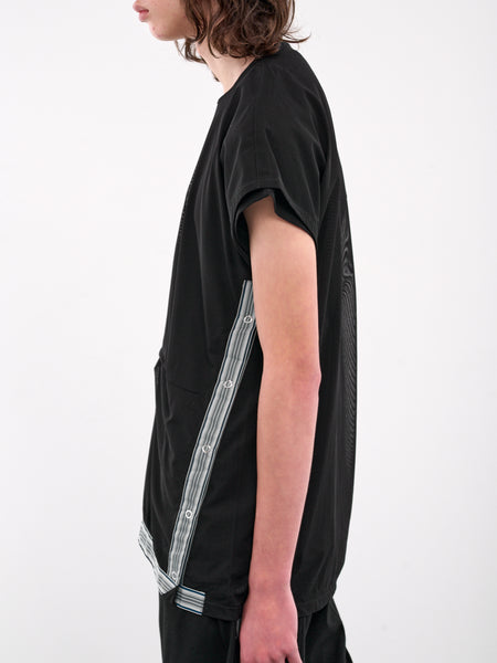 Inex Mesh Sleeveless Top (TP01-74-BLACK)