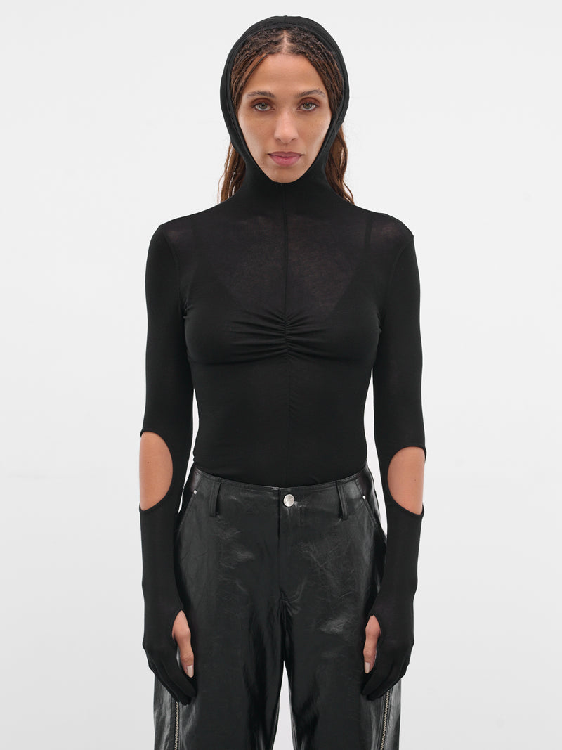 Black Gentle Armor Glove Top (TP03T2BL900-BLACK)