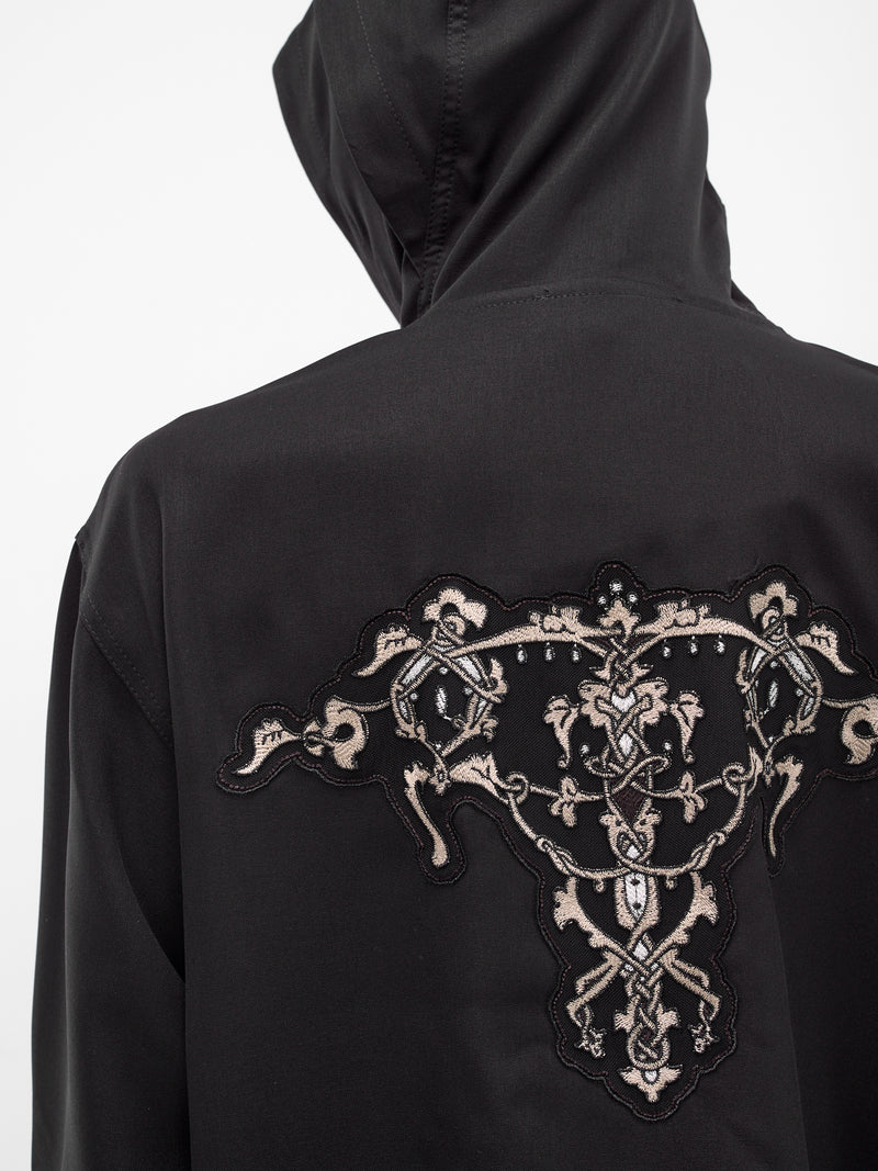 Black Saltina Hooded Long Sleeve (TP04-63-COAL-BLACK)