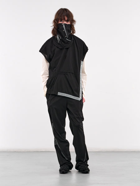 kiko Inex Hooded Top in Black - Kiko Kostadinov