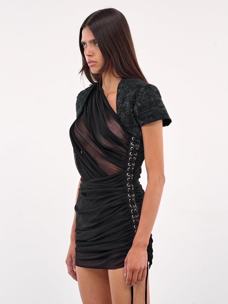 Feather Bolero (TP041-W-FEA-BLACK)