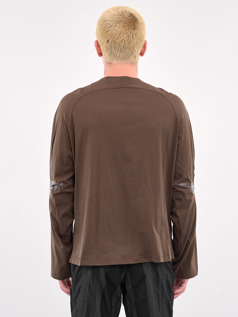 Alec K-Dart Jersey Jacket (TP05-88-BROWN-BLACK)