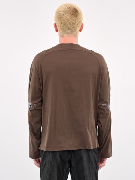 ジャケット・アウター KIKOKOSTADINOV ALECK-DARTJERSEYJACKET Alec K-Dart Jersey Jacket (TP05-88-BROWN-BLACK)