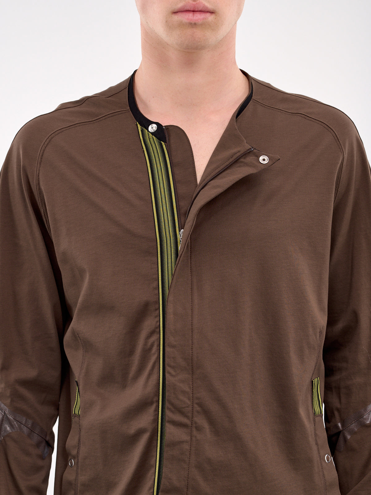 Alec K-Dart Jersey Jacket (TP05-88-BROWN-BLACK)