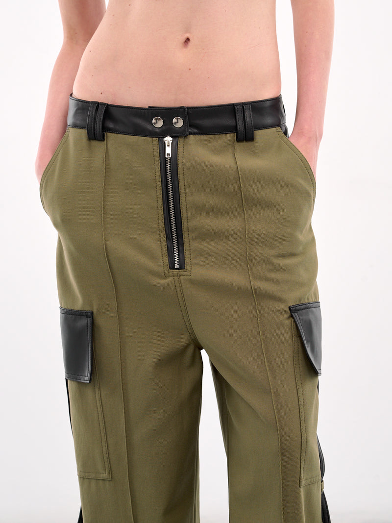 Biker Cargo Trousers (TR01KG-KHAKI-GREEN)