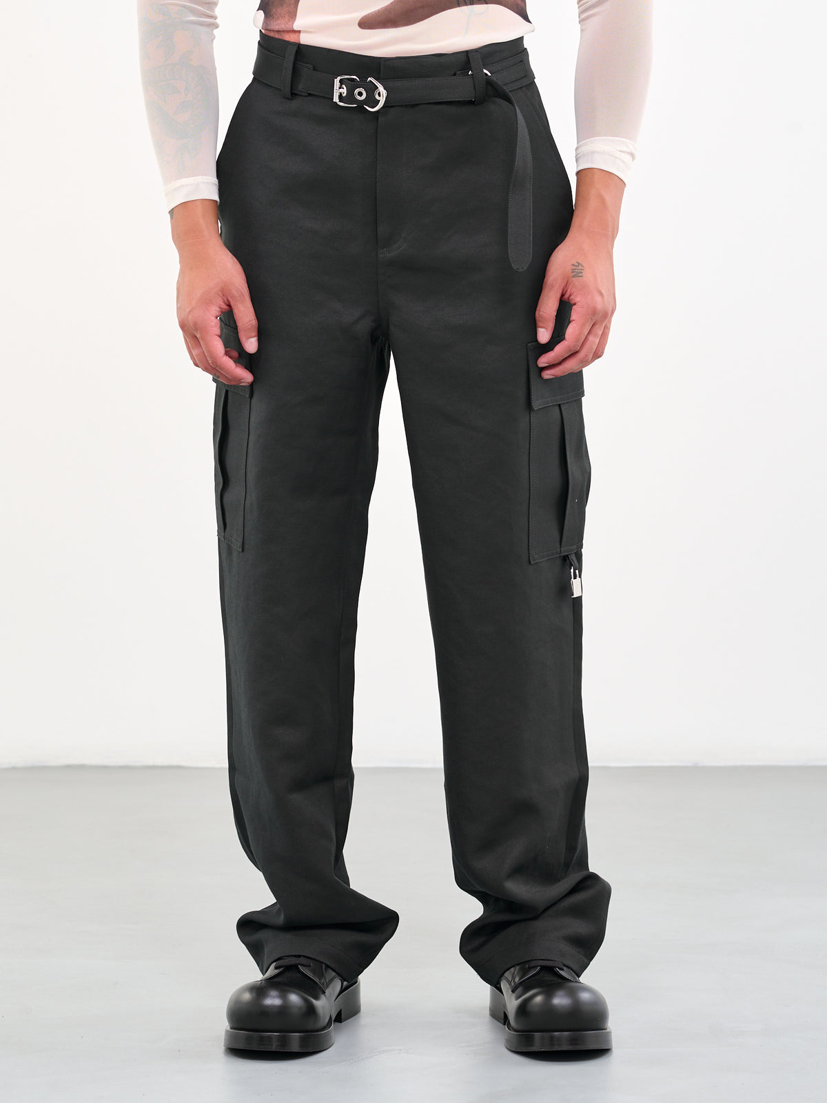 JW ANDERSON Padlock Cargo Trousers | H. Lorenzo - front
