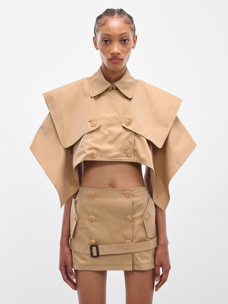 NICOLA BROGNANO Trench Poncho Jacket | H.Lorenzo - front