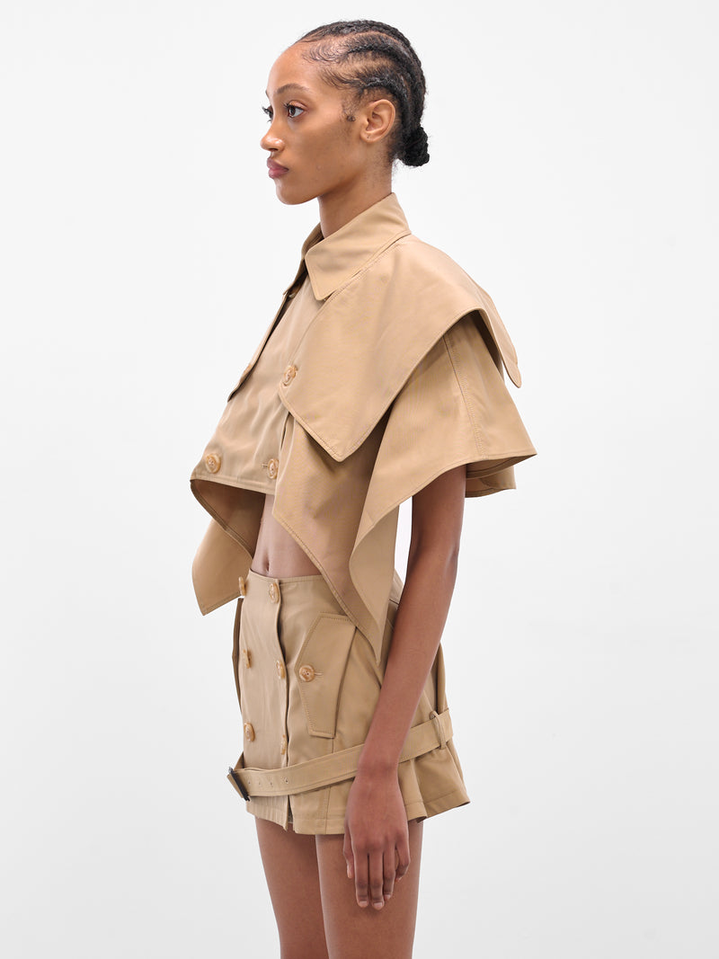 NICOLA BROGNANO Trench Poncho Jacket | H.Lorenzo - side