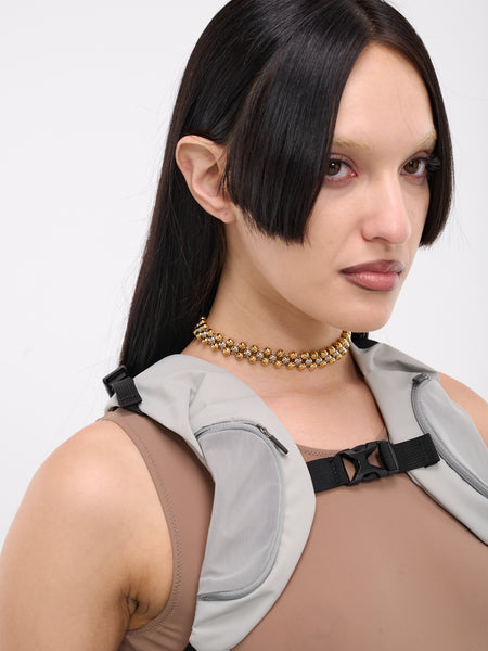 正規品 andmary Claire choker tops TRINITYNECKLACECHOCKERPALLADIU