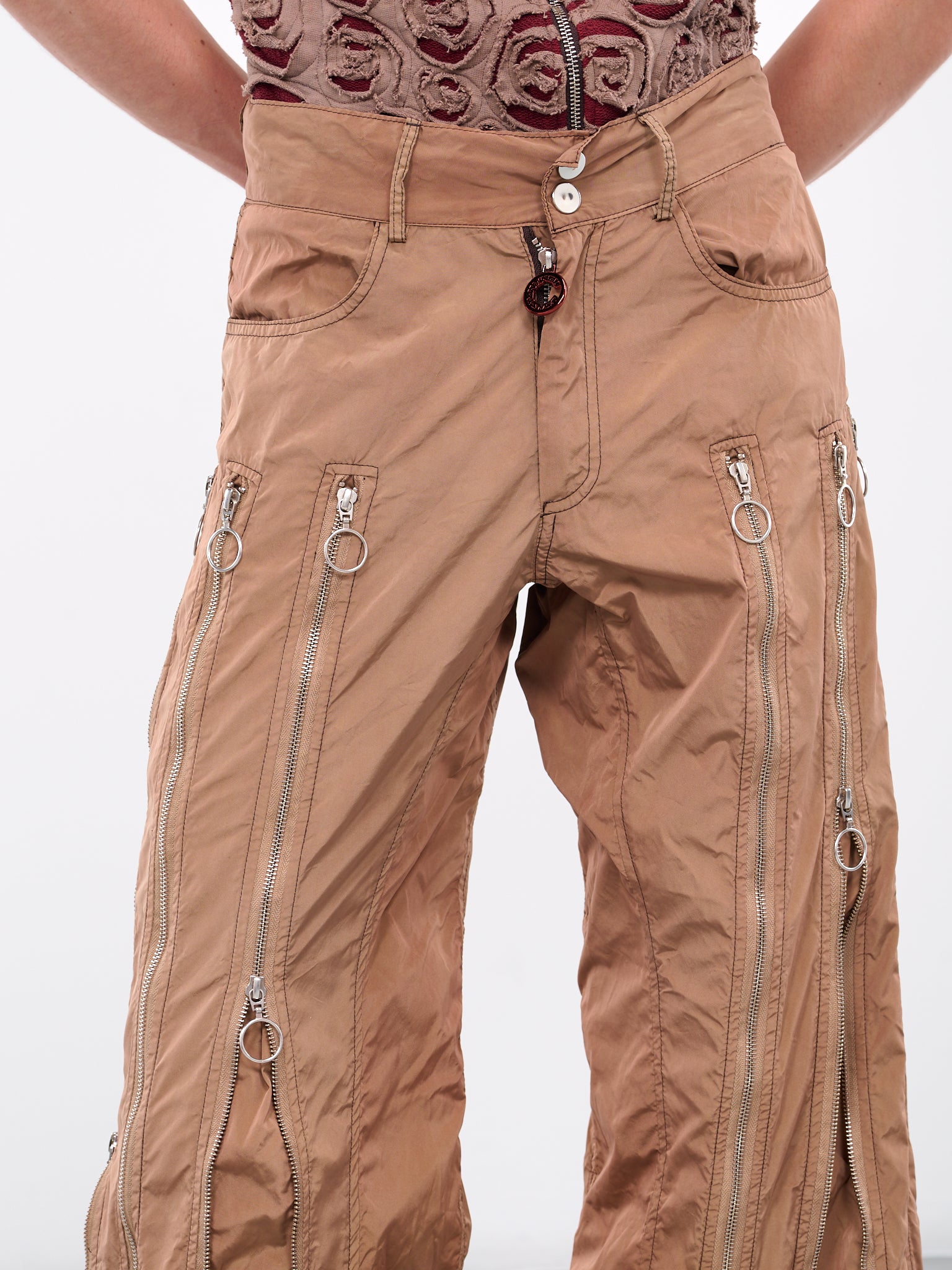 1:1 Zip Trousers (TRS-ADJZIP-DARK-BROWN)