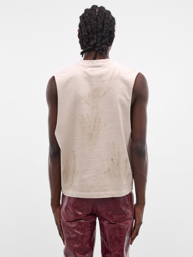 White Death Of A Chopper Tank (TS02-DIRTY-WHITE)