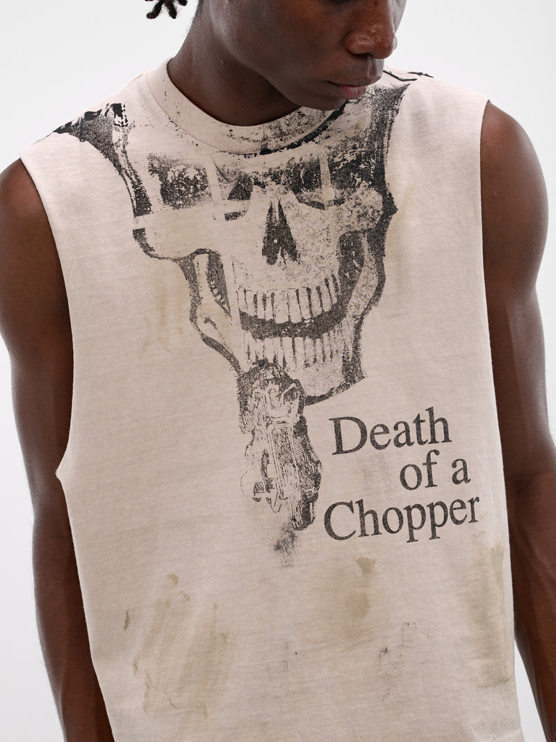 White Death Of A Chopper Tank (TS02-DIRTY-WHITE)