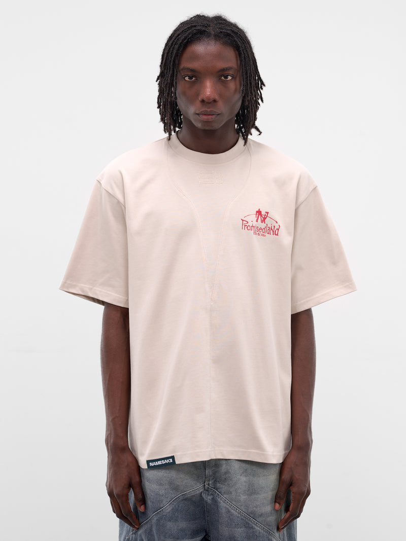Sava Cream Oversized Roadmap Tee (TSG-0B-CC-CANNOLI-CREAM)