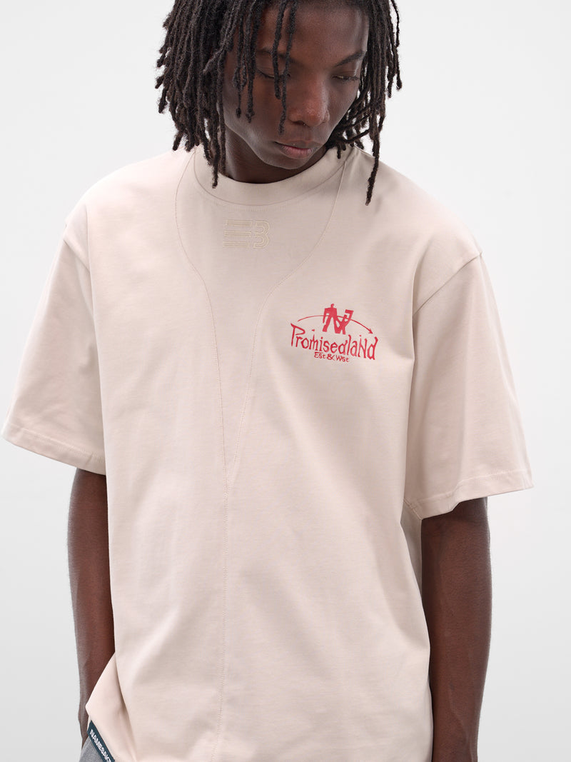 Sava Cream Oversized Roadmap Tee (TSG-0B-CC-CANNOLI-CREAM)