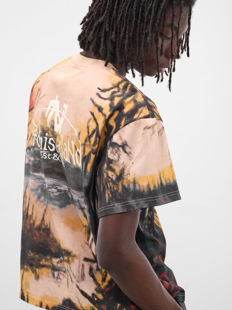 Neal Graphic Print Promisedland Tee (TSG-3A-FP-FOREST-PRINT)