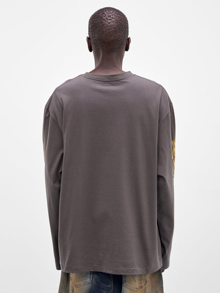 Charcoal Fire Graphic Long Sleeve (TT0-26-785-U-CH-CHARCOAL)