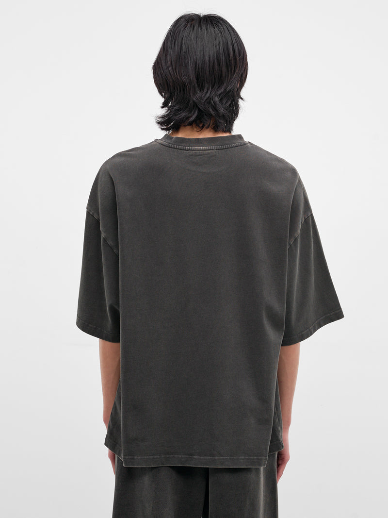 Washed Heavy Cotton Boxy Tee (TT01012-WASHED-BLACK)