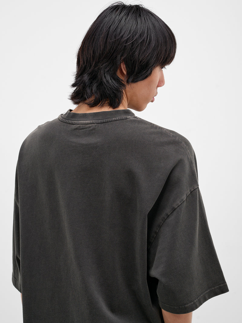 Washed Heavy Cotton Boxy Tee (TT01012-WASHED-BLACK)