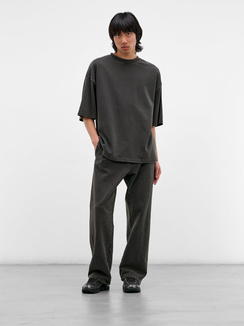 Washed Heavy Cotton Boxy Tee (TT01012-WASHED-BLACK)