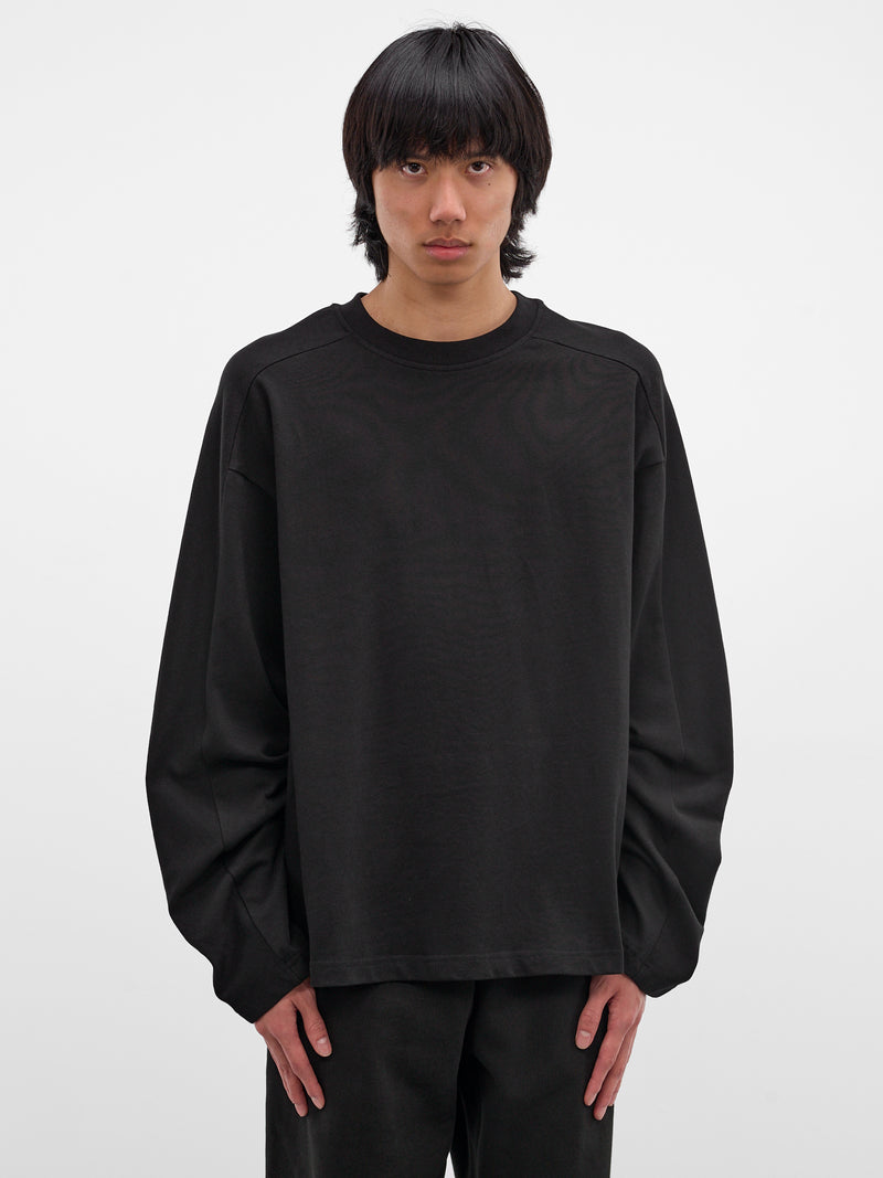Black Heavy Cotton Long Sleeve (TT02012-BLACK)