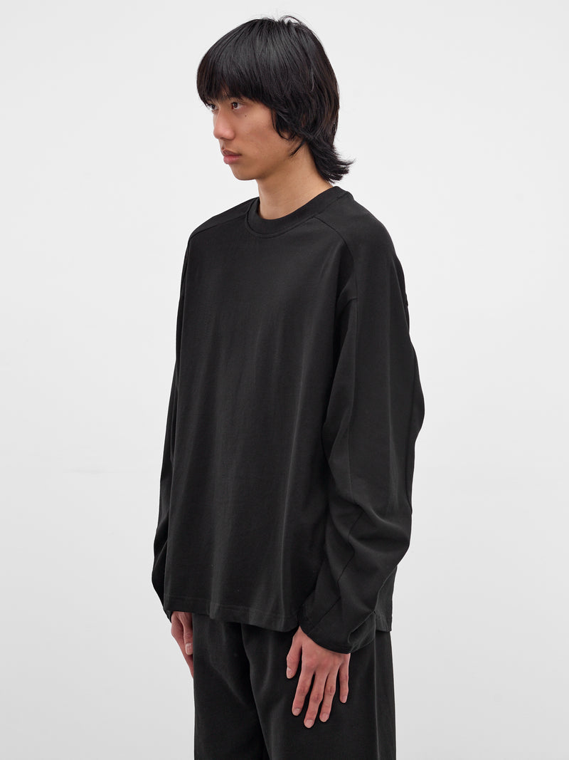 Black Heavy Cotton Long Sleeve (TT02012-BLACK)