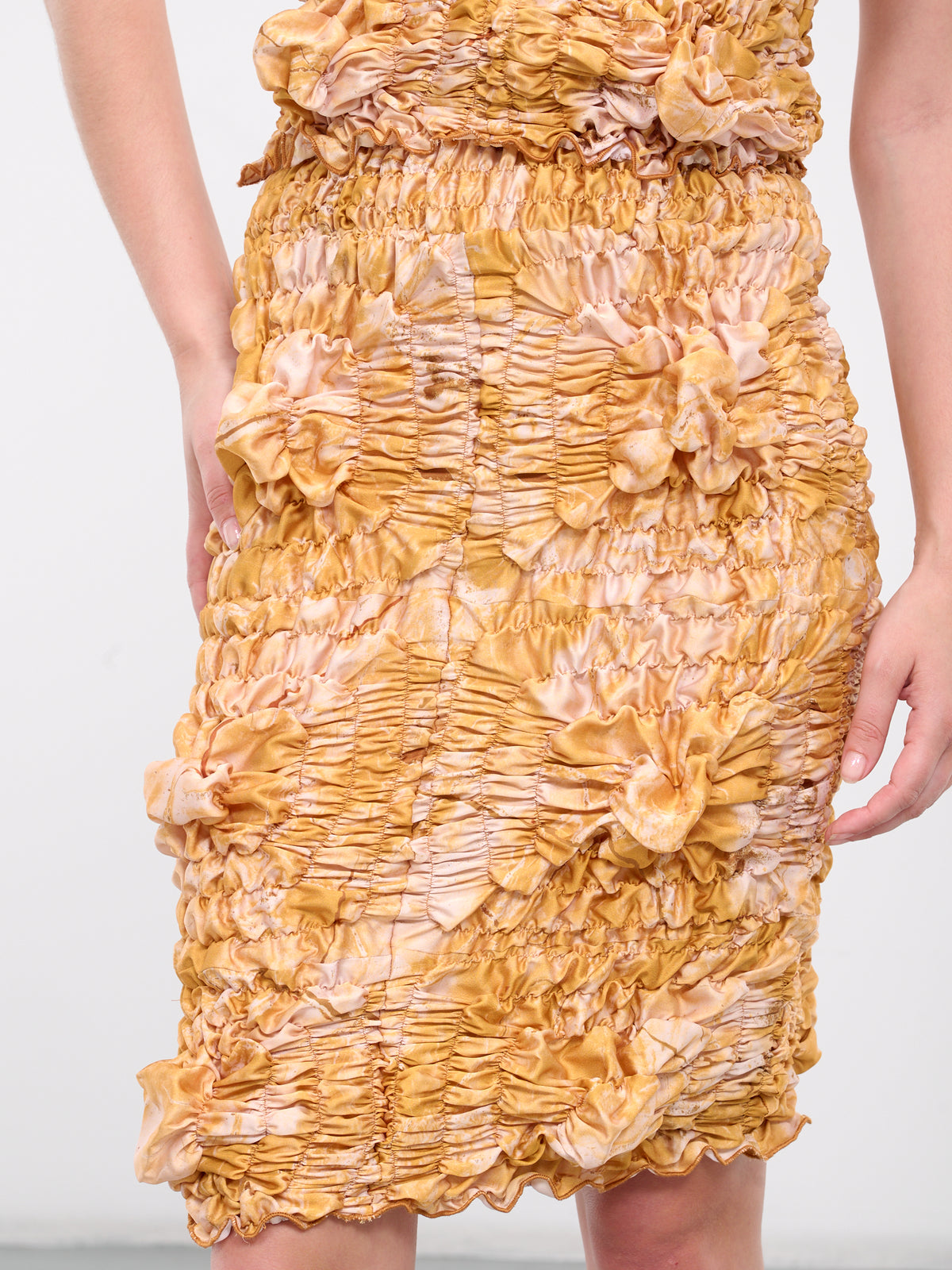 Twist Mini Skirt (TWIST-MINI-SKIRT-YELLOW)
