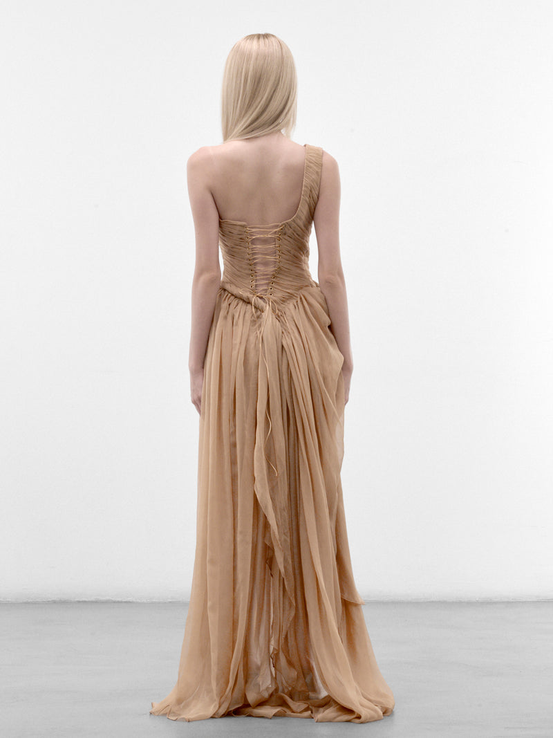 Nude Twisted Gown (TWISTED-GOWN-NUDE)