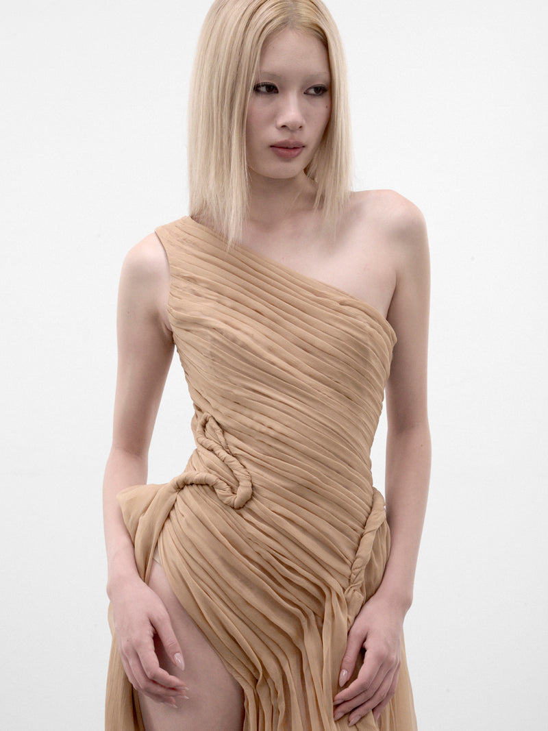 Nude Twisted Gown (TWISTED-GOWN-NUDE)