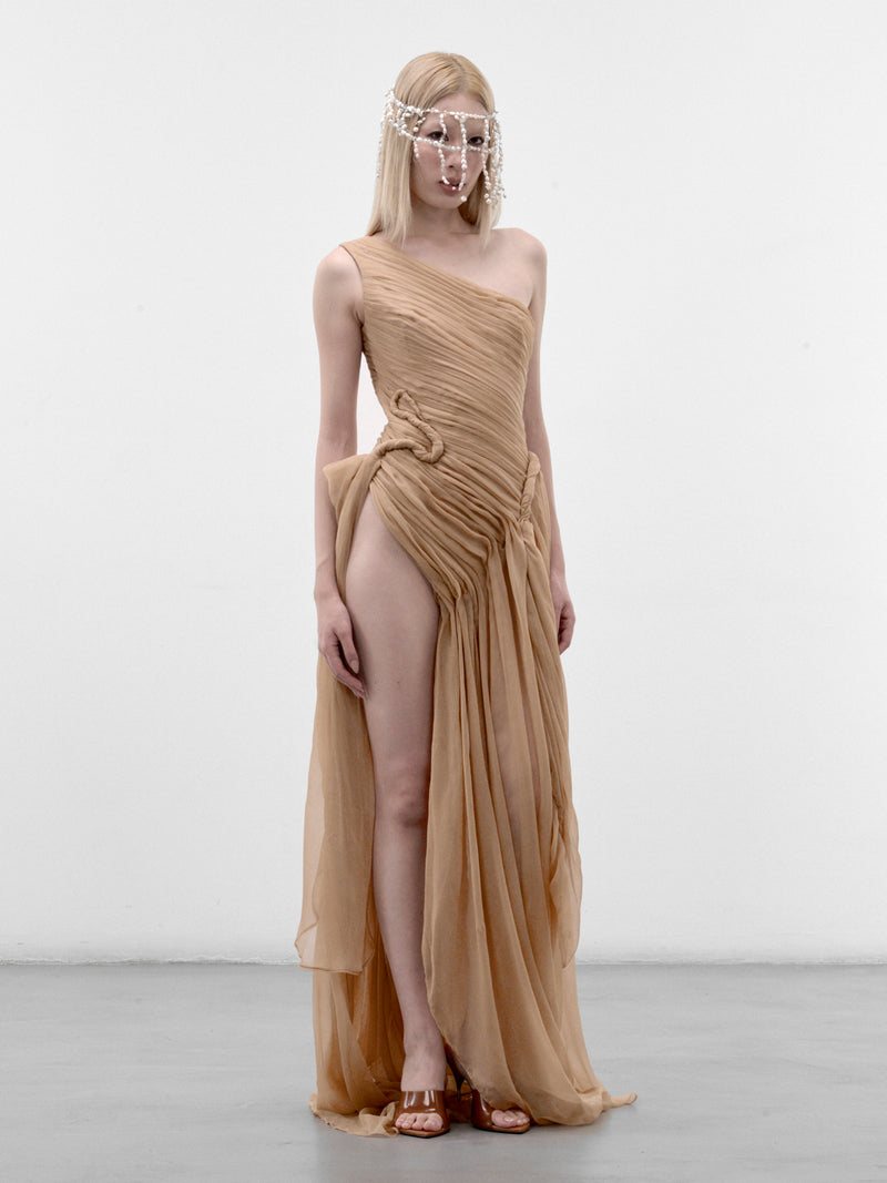 Nude Twisted Gown (TWISTED-GOWN-NUDE)