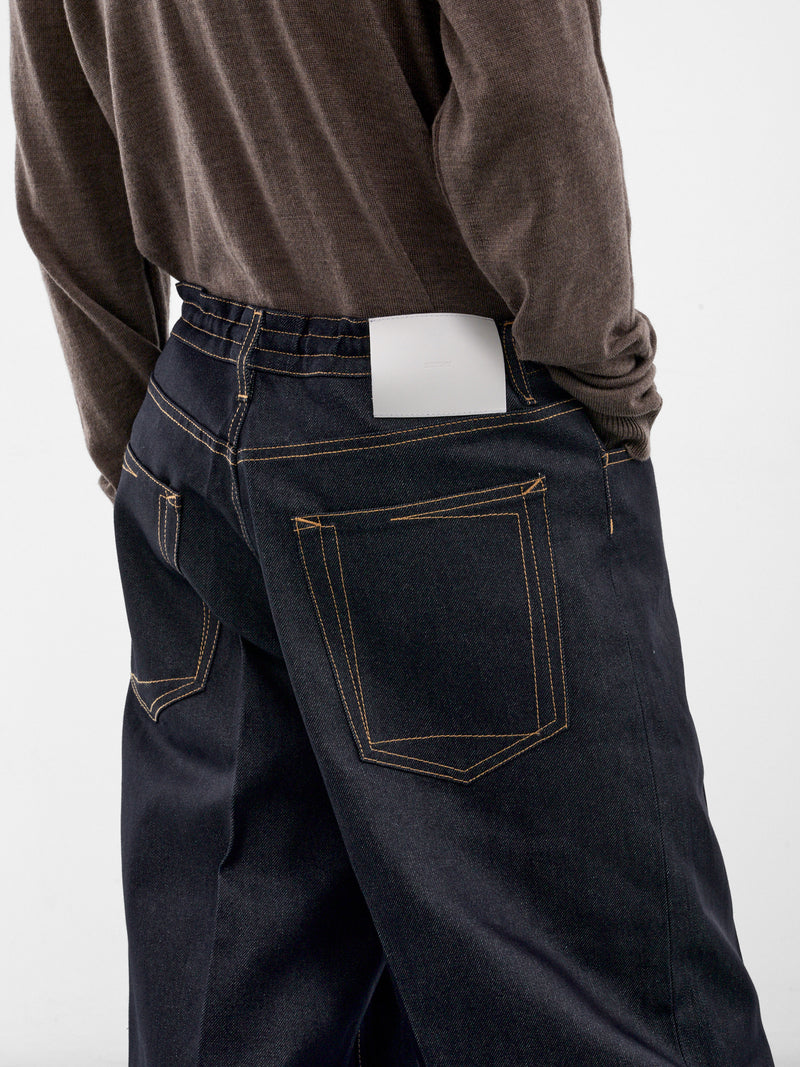 Indigo Denim Baggy Jeans (U242-P002-C018-ROW-INDIGO)