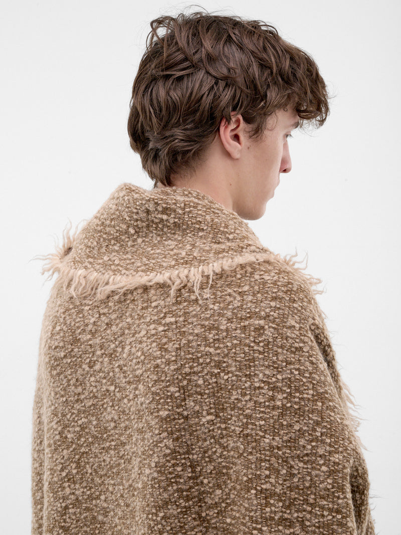 Tan Alpaca-Wool Cape Scarf (UA0256-TAN)