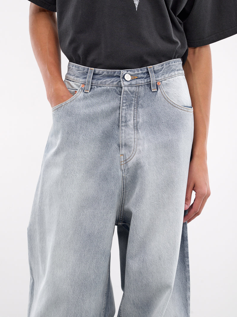 Wide Leg Jeans (UA66PA540L-LIGHT-BLUE)