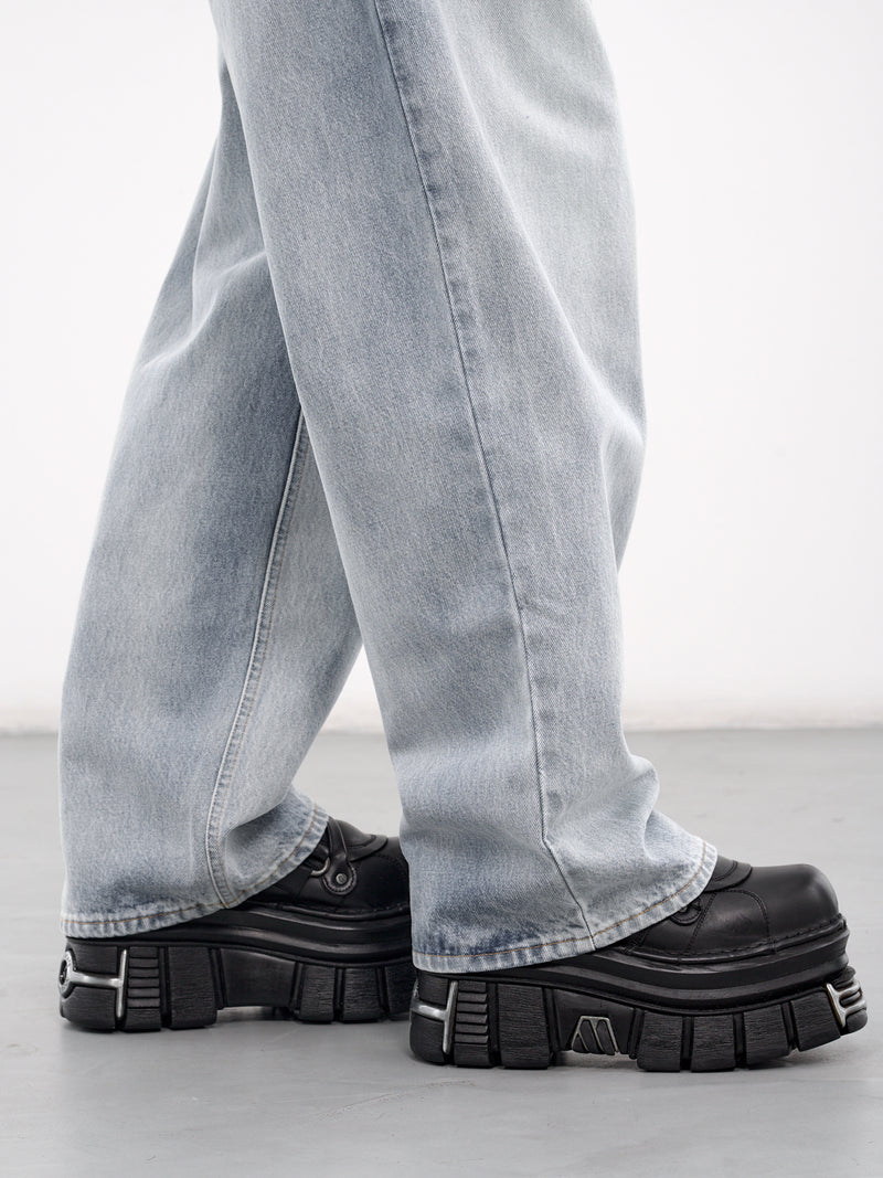 Wide Leg Jeans (UA66PA540L-LIGHT-BLUE)