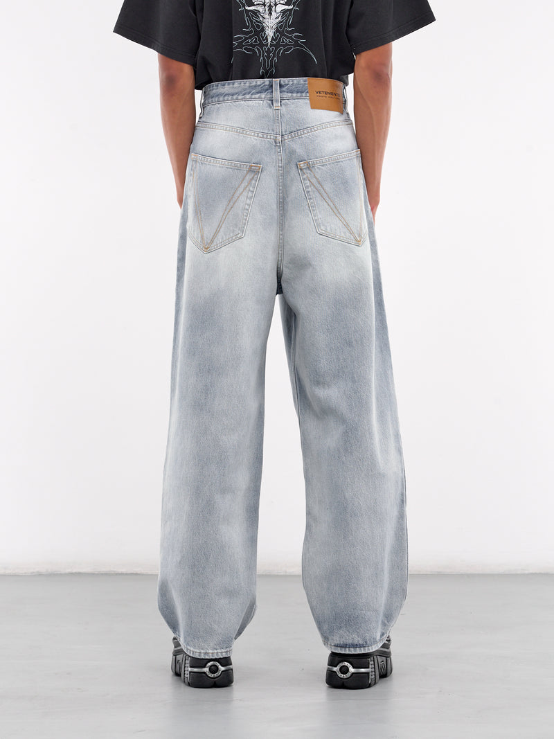 Wide Leg Jeans (UA66PA540L-LIGHT-BLUE)