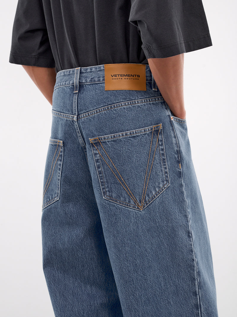 Wide Leg Jeans (UA66PA540N-MID-BLUE)