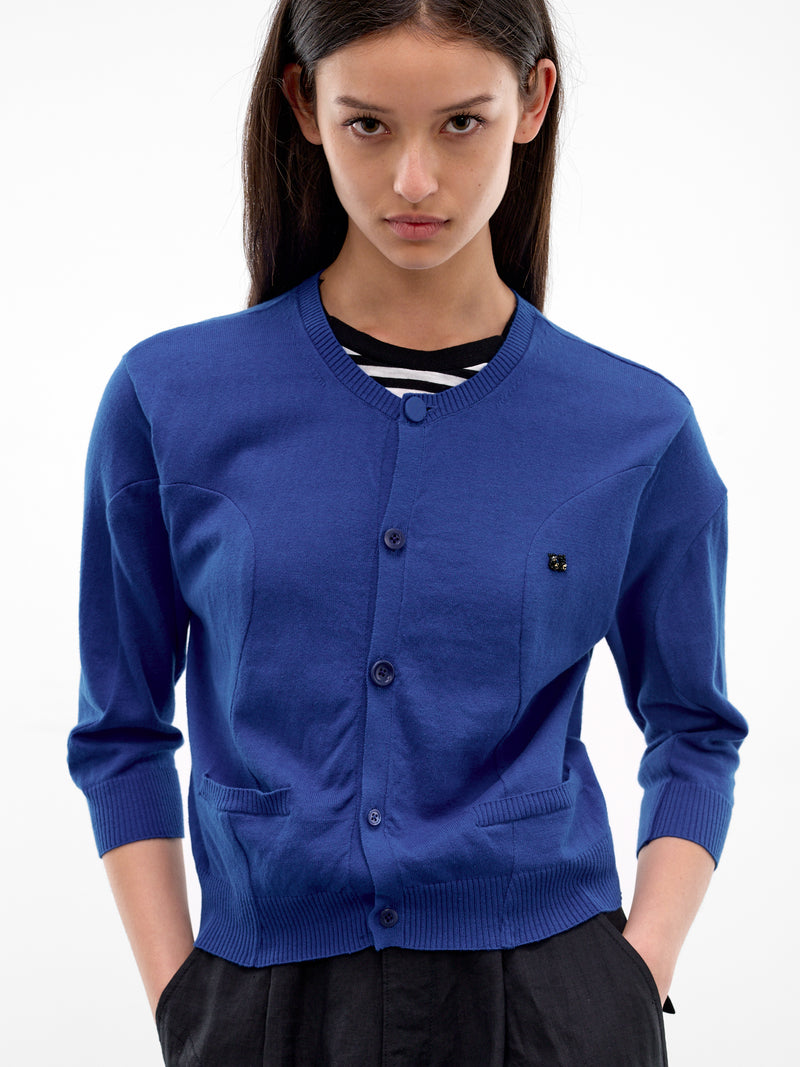 Layered Hybrid Midi Dress (UC1F1702-BLUE)