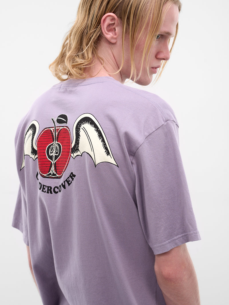 Gray Bat Logo Graphic Tee (UC1F3807-GRAY)