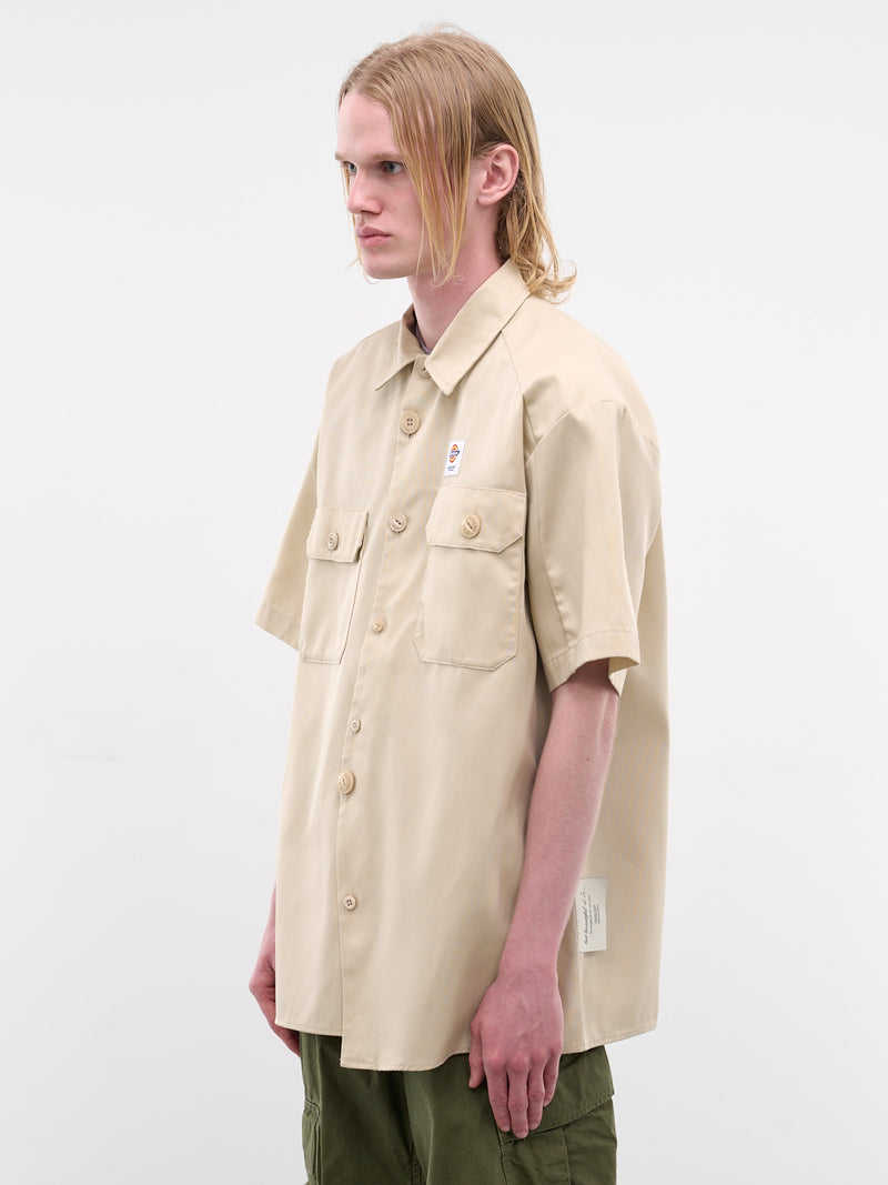 Undercover x Dickies Asymmetric Shirt (UC1F4403-LIGHT-BEIGE)