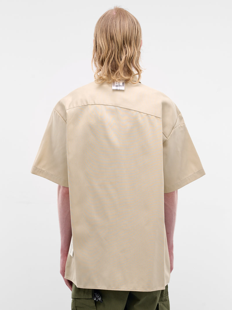 Undercover x Dickies Asymmetric Shirt (UC1F4403-LIGHT-BEIGE)
