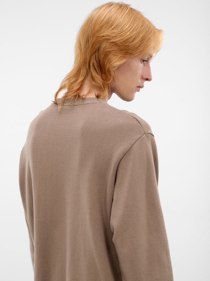 Beige Teddy Bear Cotton Sweatshirt (UC1F4891-3-GRAY)