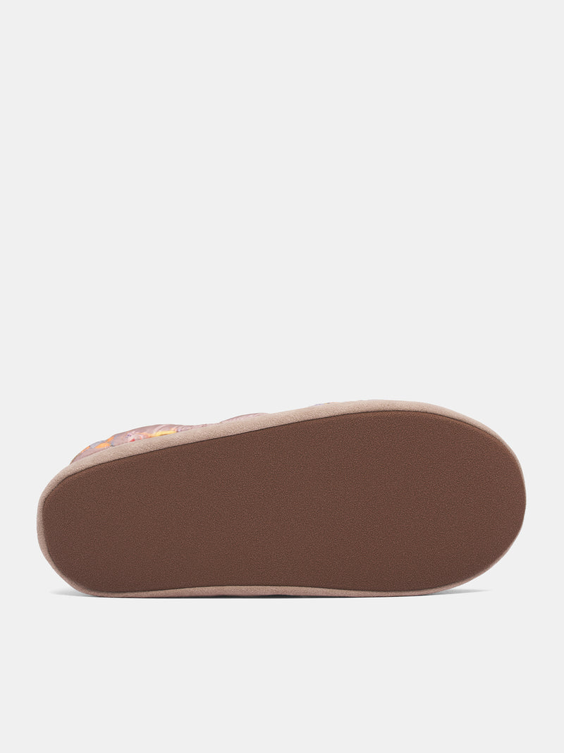 Beige Quilted Print Padded Shoes (UC2E4F02-2-BEIGE-BASE)