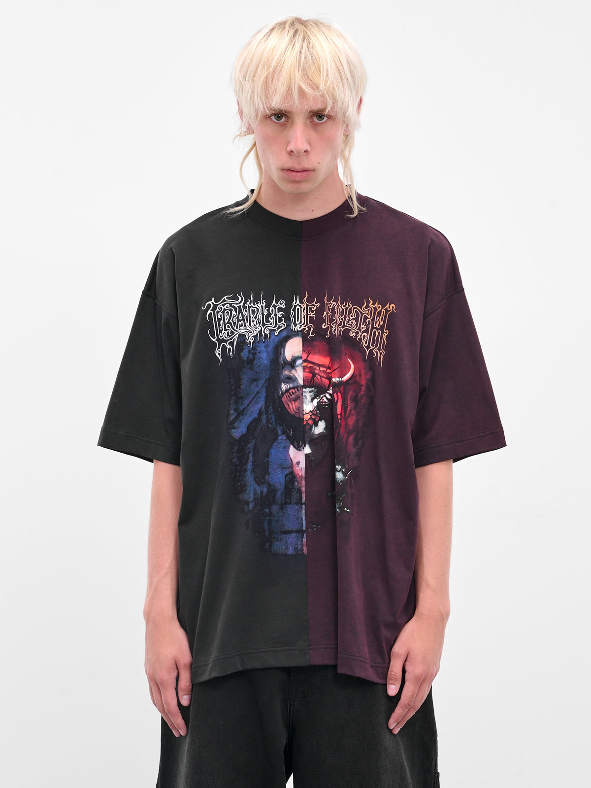 Cut-Up Cradle Of Filth Tee (UCF76TR900BR-BLACK-RED)