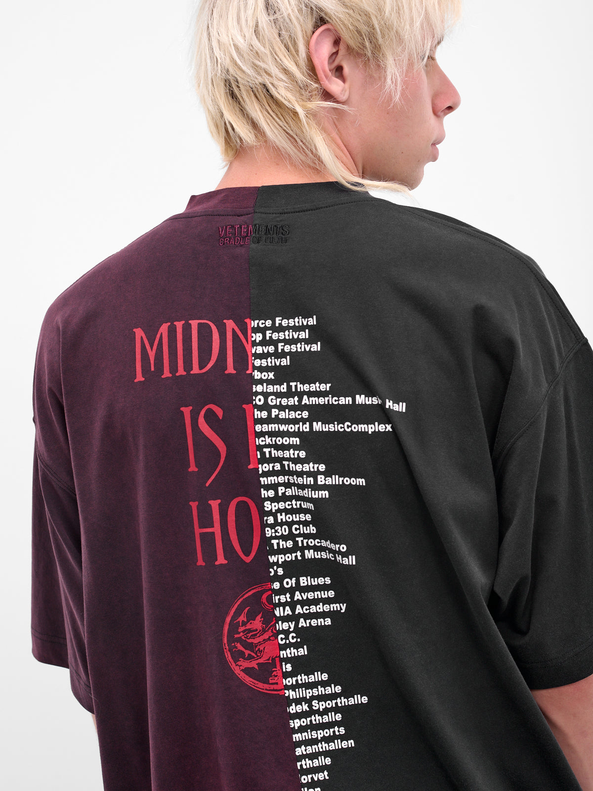 Cut-Up Cradle Of Filth Tee (UCF76TR900BR-BLACK-RED)